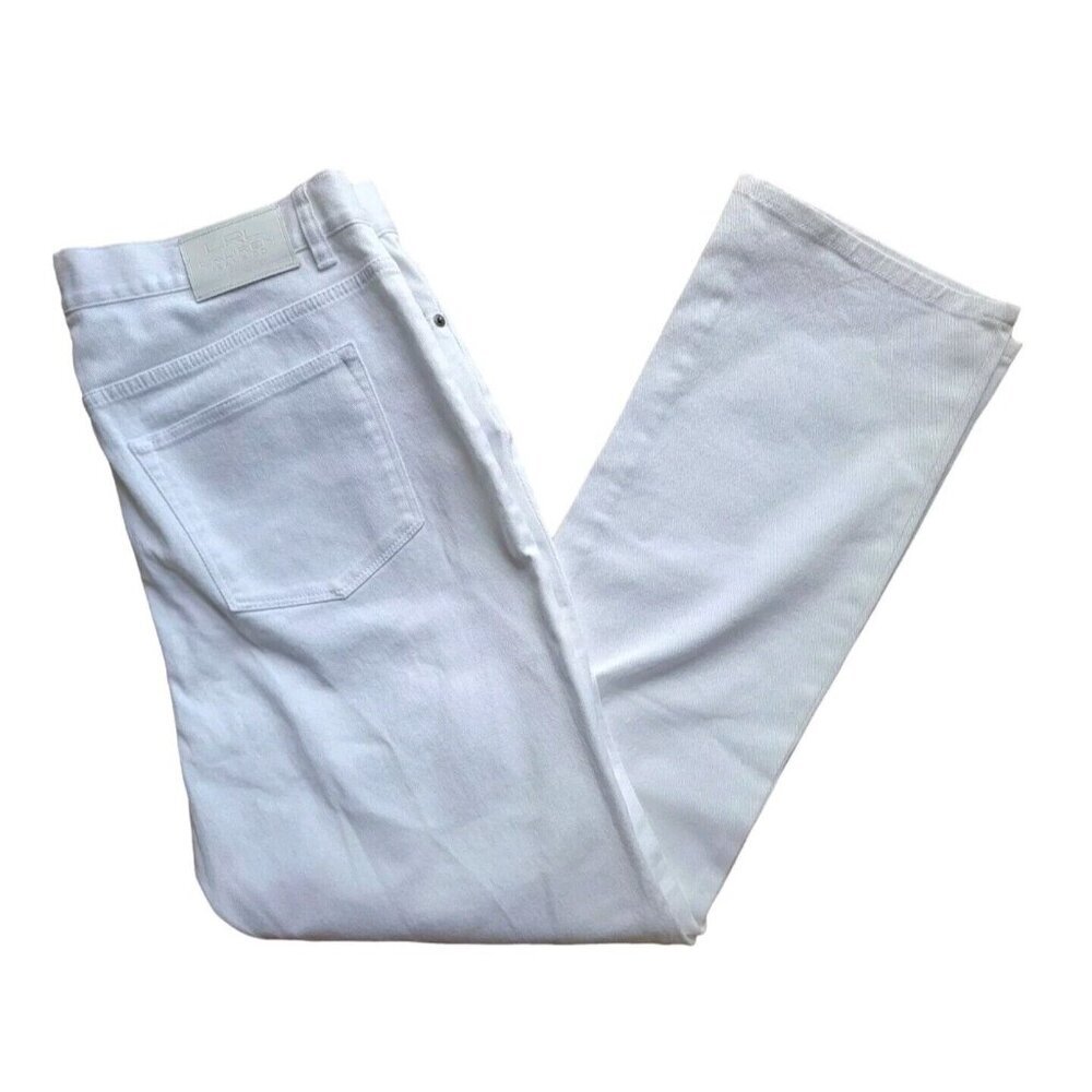 Lauren Ralph Lauren White Straight Leg Jeans